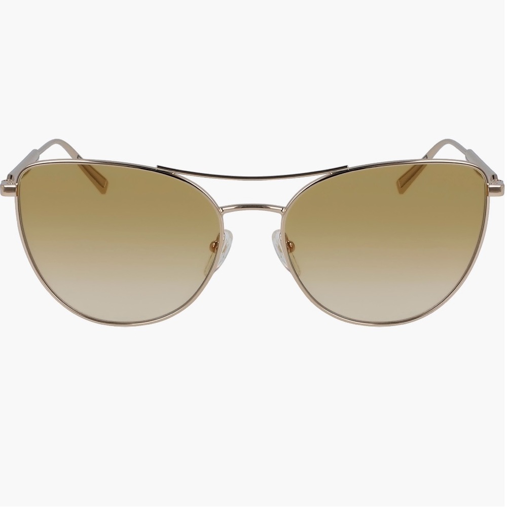 Longchamp Cat Eye Sunglasses • Gold • 58mm